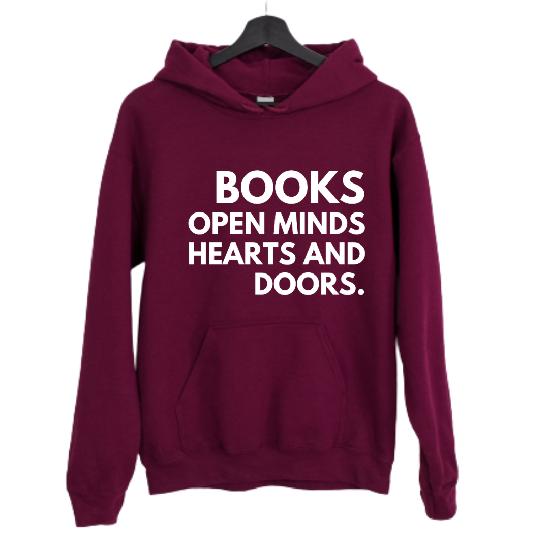 Books Hoodie – Mahogany Mommies