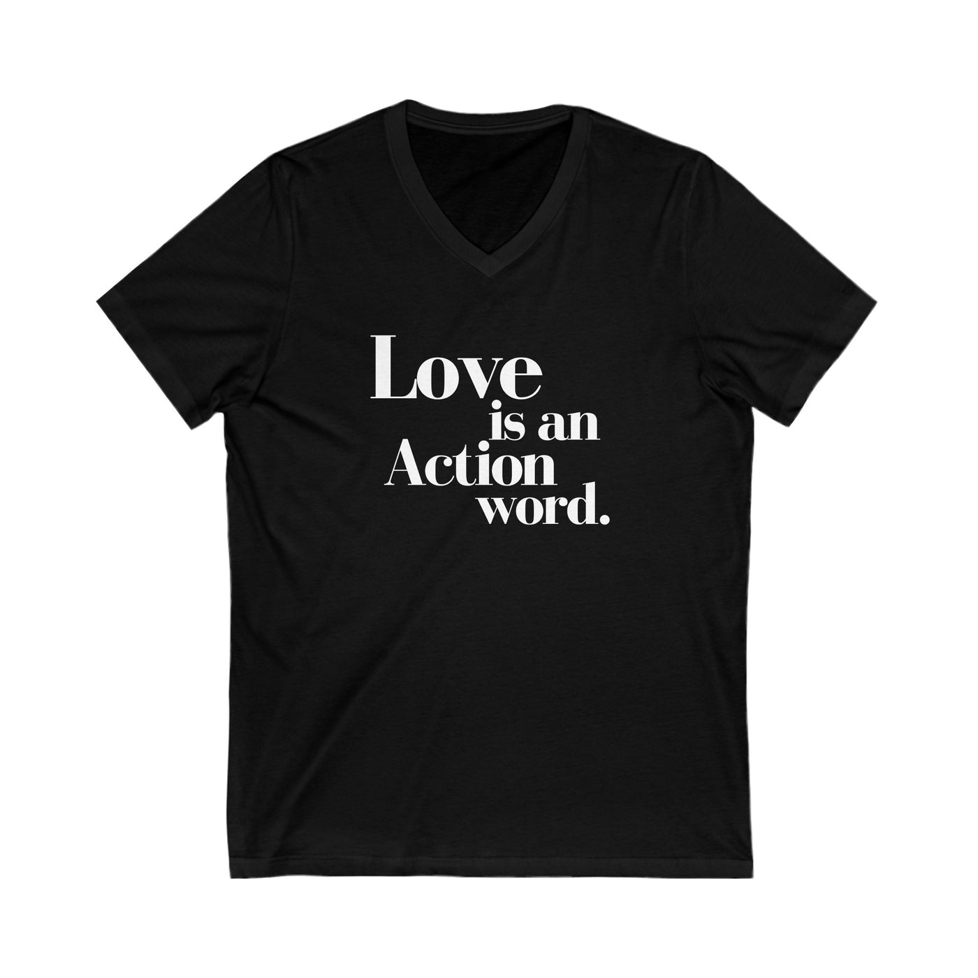 Love Unisex V-Neck Tee