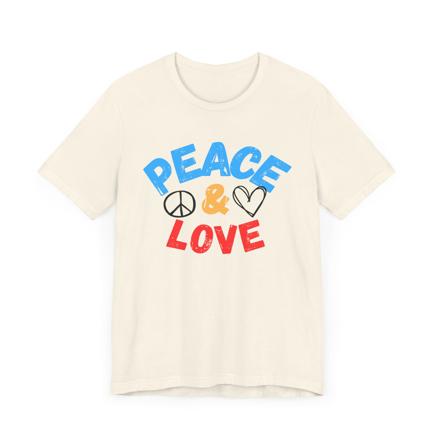 Peace and Love Unisex T-shirt
