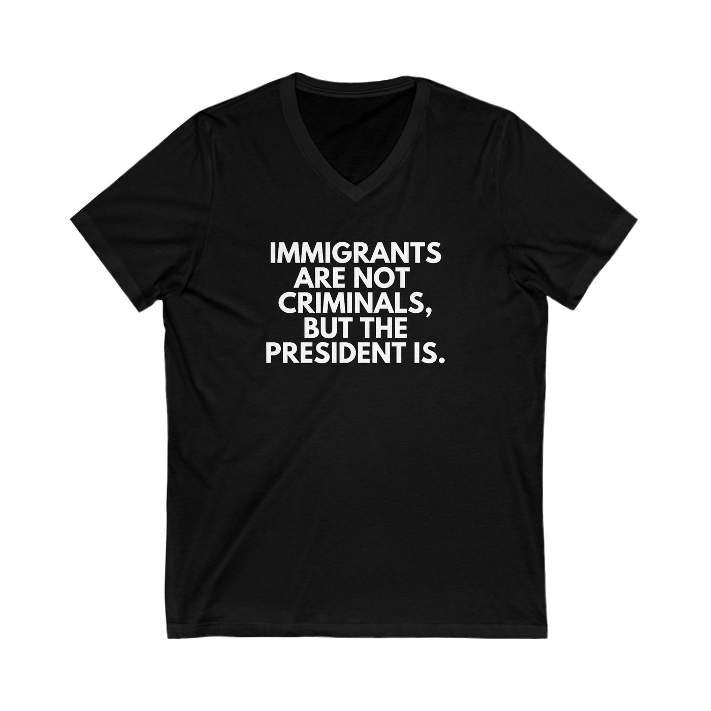 Immigrants Women's V-Neck Tee
