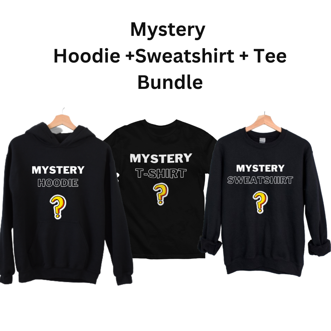 Mystery Hoodie, Sweatshirt and Tee Bundle