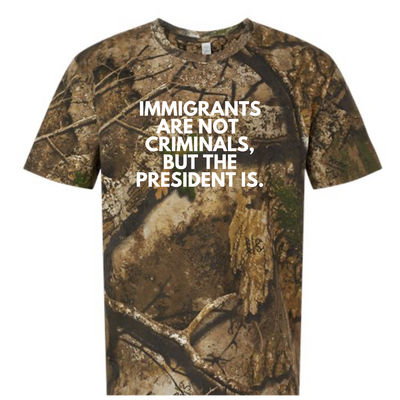 Immigrants Front English and Back Spanish Unisex T-Shirt