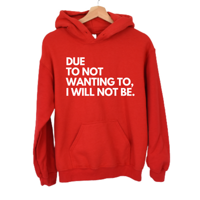 I Will Not Hoodie