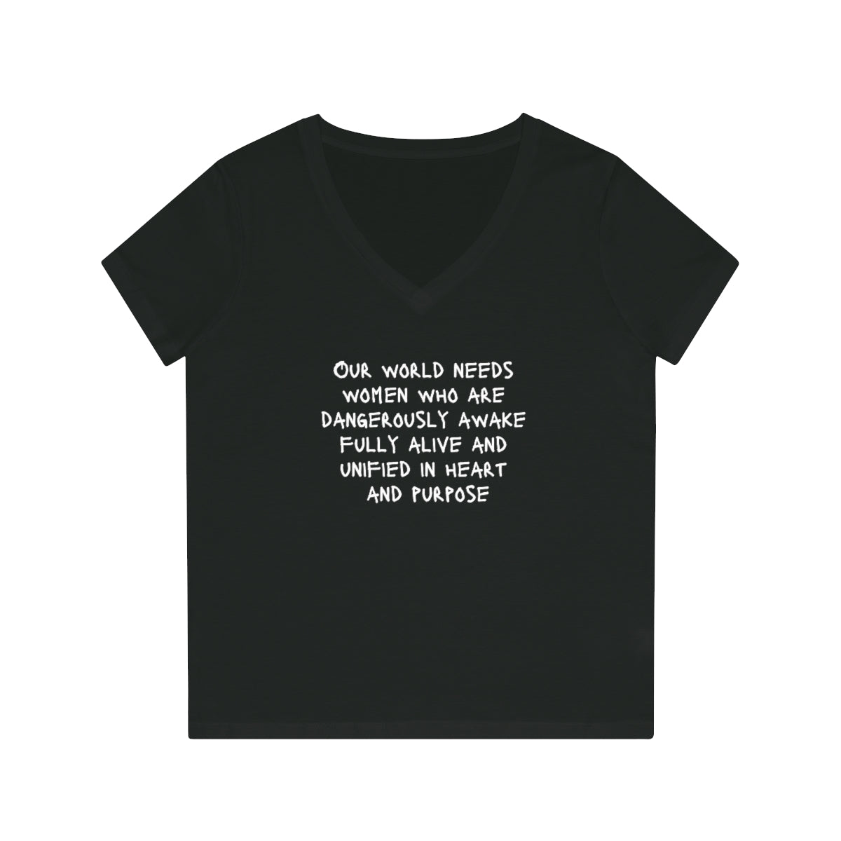 Our World Women's V-Neck T-Shirt