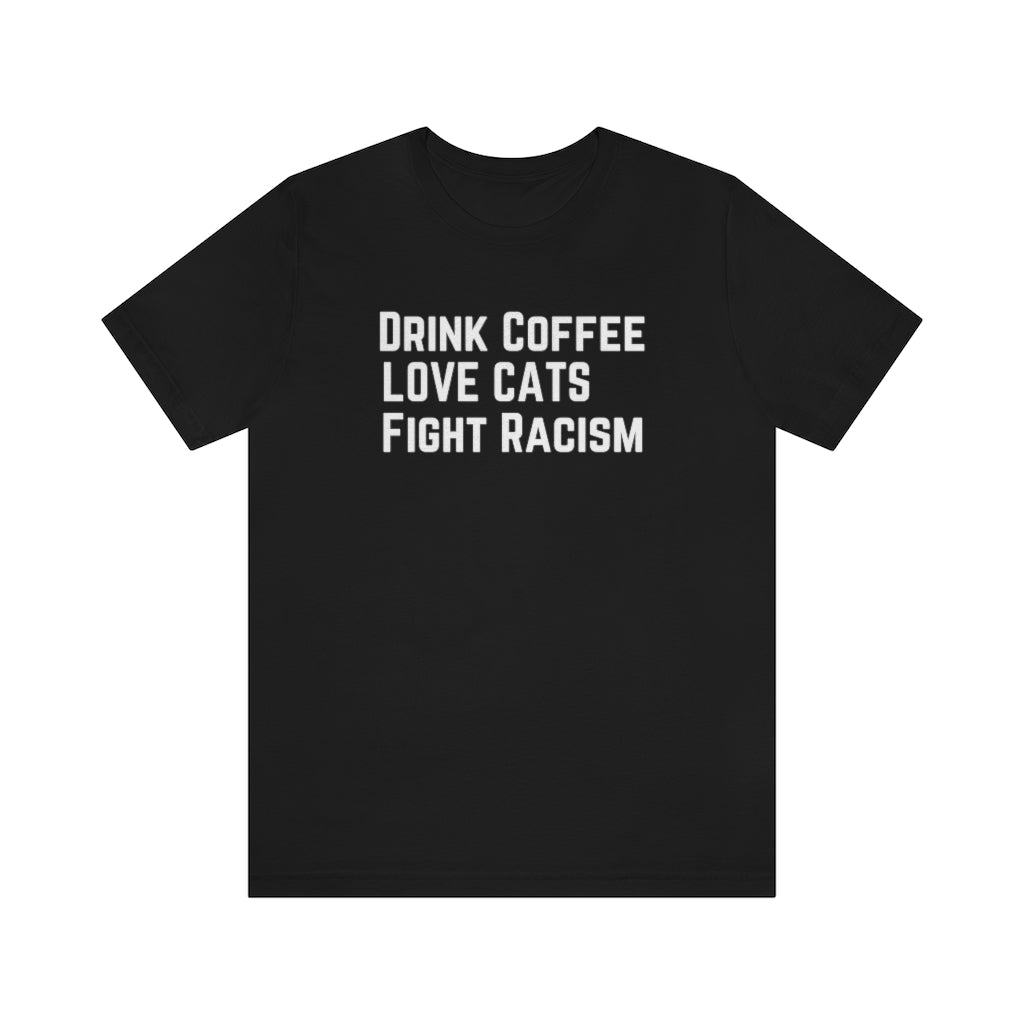 Drink Coffee Love Cats Unisex T-shirt