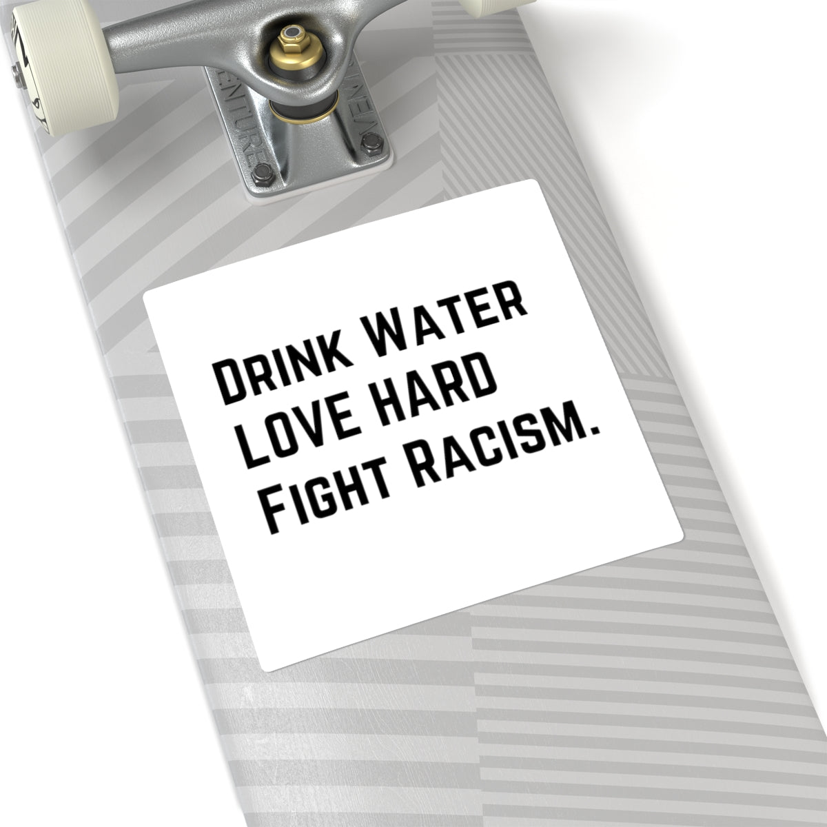 Drink Water Square Stickers