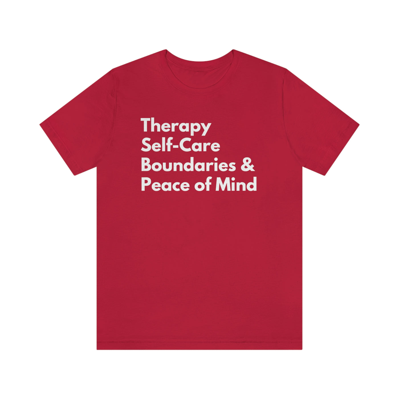 Therapy and Self-Care Unisex Premium Tee