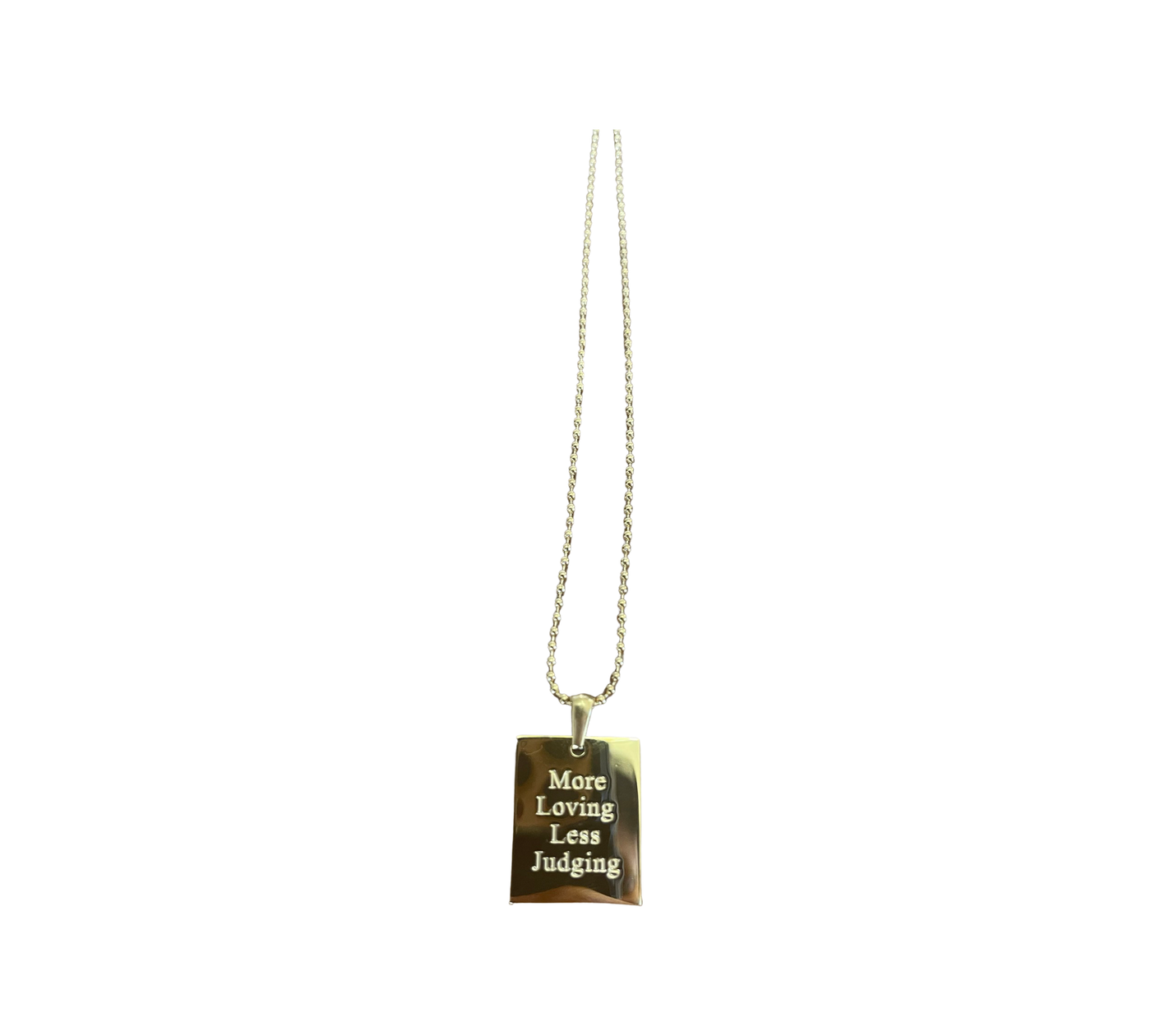 More Loving Less Judging Necklace